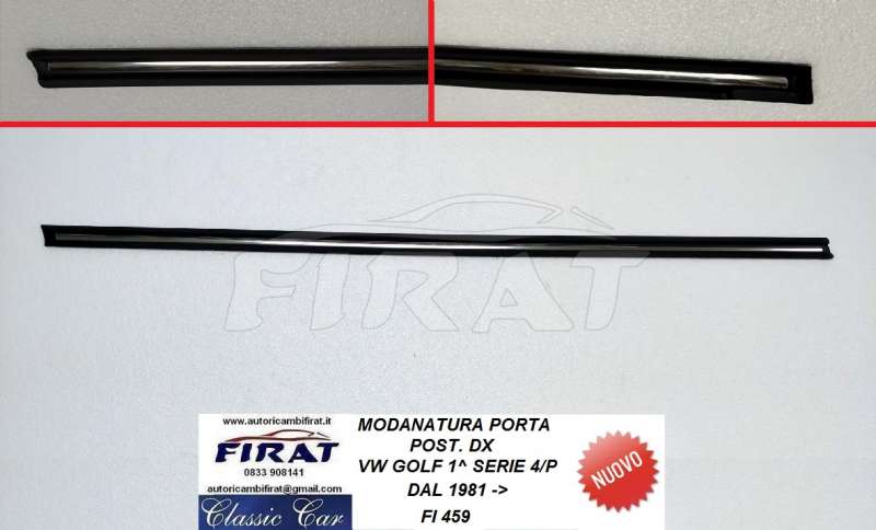 MODANATURA PORTA VW GOLF 4P 81 - 83 POST.DX (459)